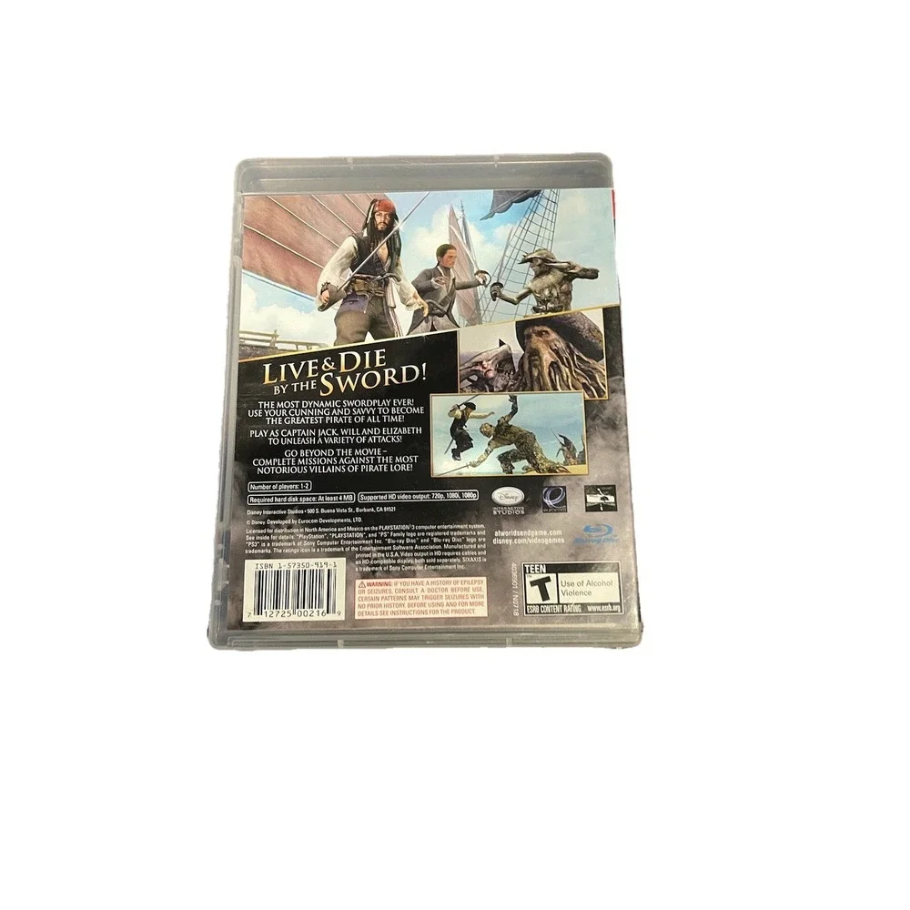 PS3 Pirates of the Caribbean At World's End CIB  Excellent